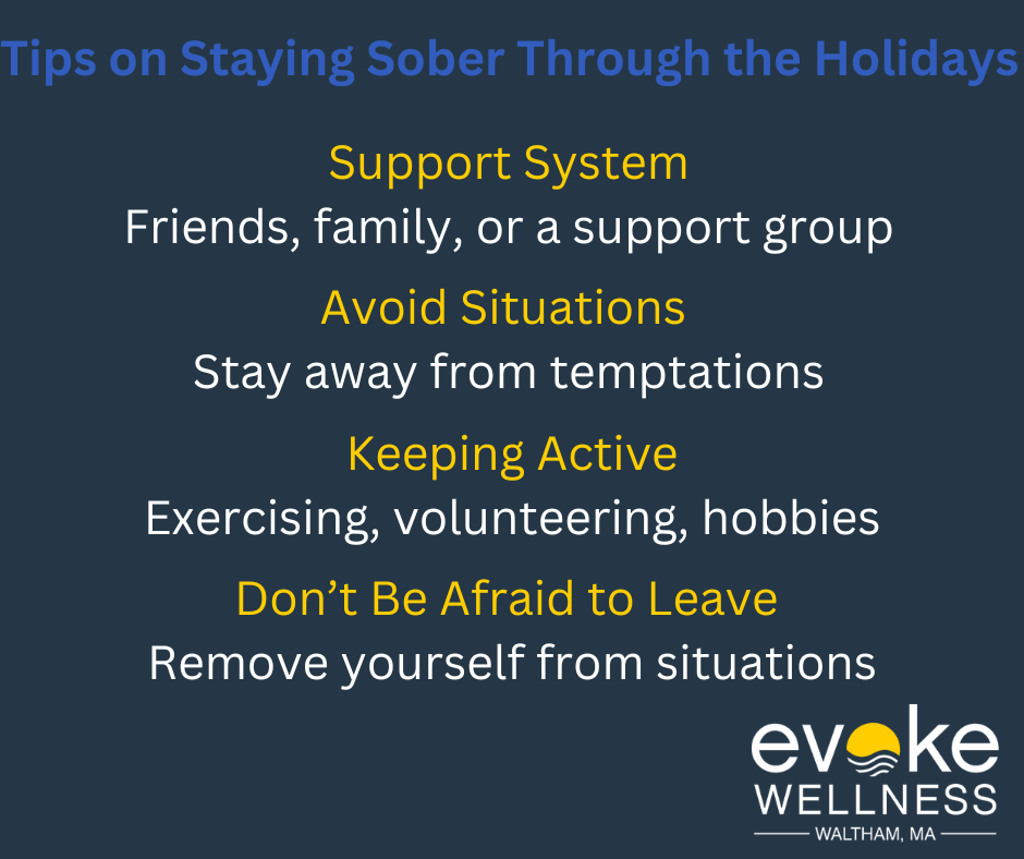 Staying sober through the holidays