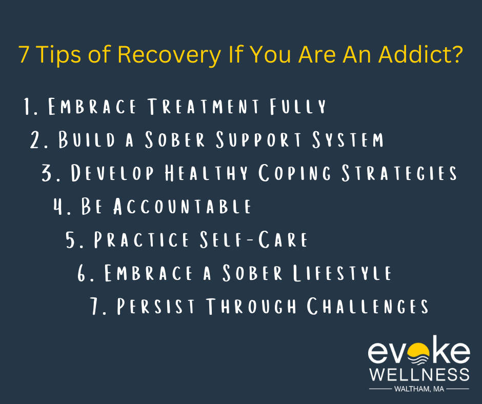 tips of recovery if you are an addict