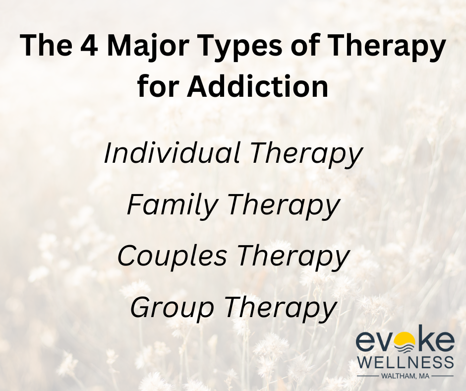 Major Types of Therapy for Addiction